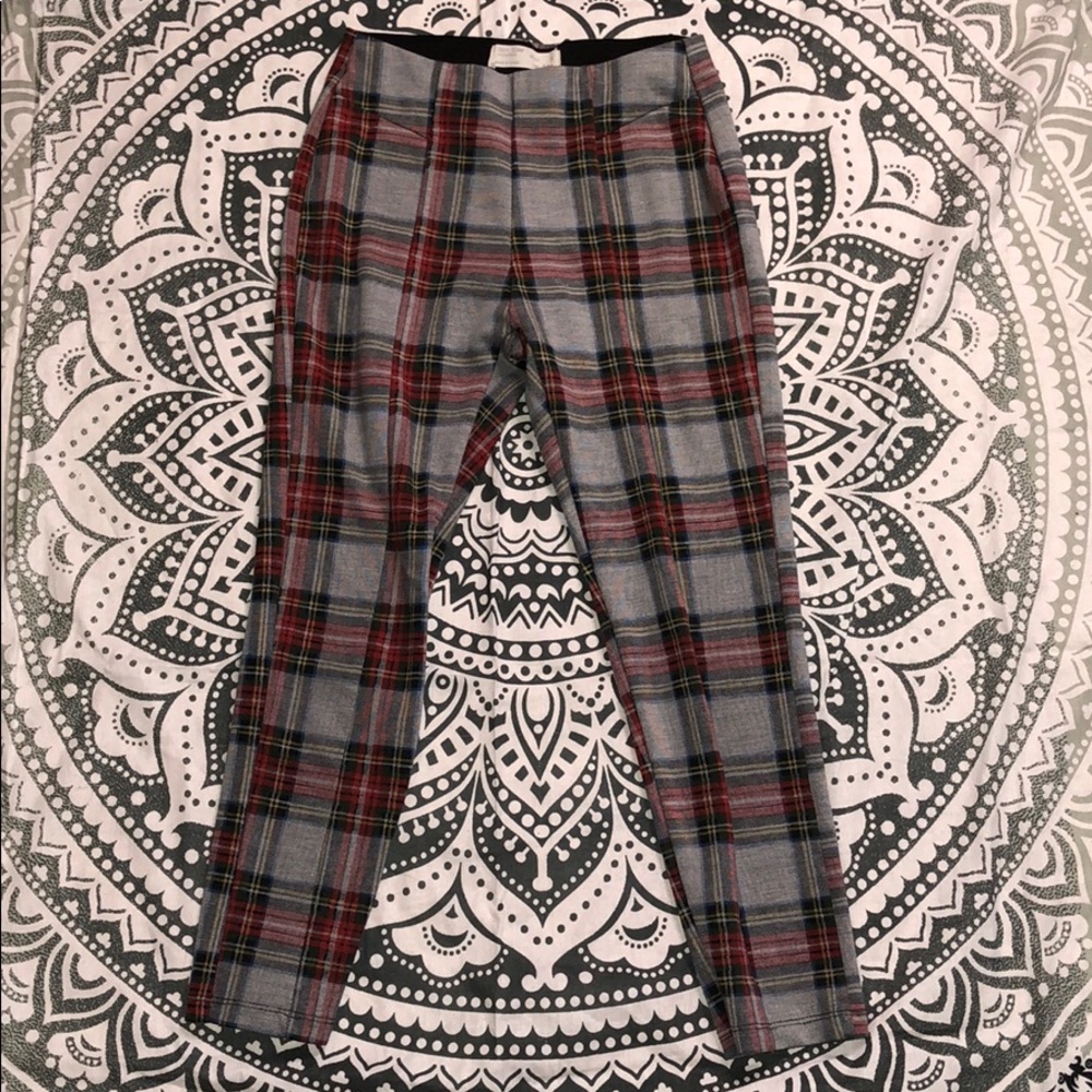 Girls plaid leggings